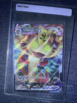 Meowth VMAX SWSH005 SWSH: Sword & Shield Promo Cards Holo - Image 1