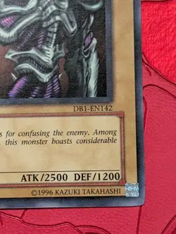 Summoned Skull DB1-EN142 YuGiOh Dark Beginning 1 Unlimited Super Rare - Image 5