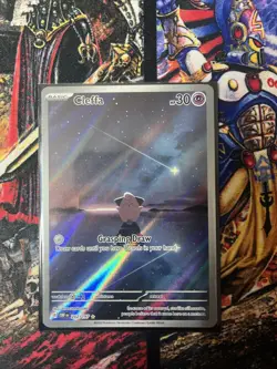 Pokemon TCG Cleffa Card 202/197 Obsidian Flames Illustration Rare - Image 1