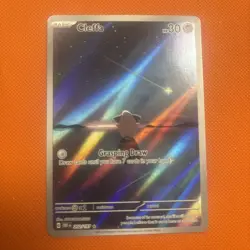 Pokemon TCG Cleffa Card 202/197 Obsidian Flames Illustration Rare - Image 1