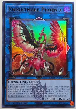 Yugioh Knightmare Phoenix BLMM-EN091 Ultra Rare 1st Edition - Image 1