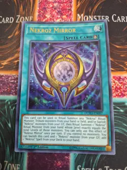 Yugioh Nekroz Mirror DUPO-EN097 Ultra Rare 1st Edition Near Mint - Image 1