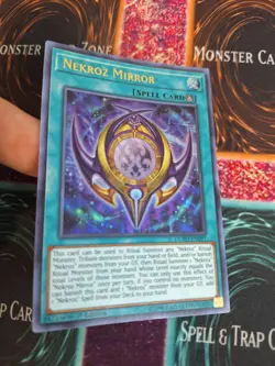 Yugioh Nekroz Mirror DUPO-EN097 Ultra Rare 1st Edition Near Mint - Image 2