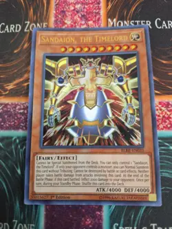 Yugioh Sandaion, the Timelord BLRR-EN025 Ultra Rare 1st Edition Near Mint - Image 1