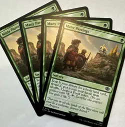 MTG Lord of the Rings C Many Partings #0176 PLAYSET 4x x4 - Image 1