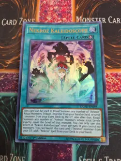 Yugioh Nekroz Kaleidoscope DUPO-EN098 Ultra Rare 1st Edition Near Mint - Image 1
