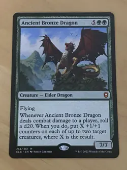 Ancient Bronze Dragon - NM - Commander Legends: Battle for Baldur's Gate - Image 1