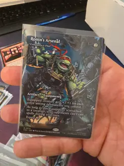 Ronin's Arsenal TNMT Turtles MTG Magic The Gathering Near Mint Pza 0015 Mythic - Image 1