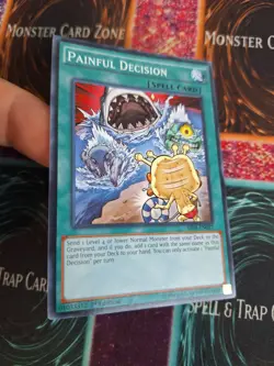 Yugioh Painful Decision SR04-EN027 Common 1st Edition Near Mint - Image 2