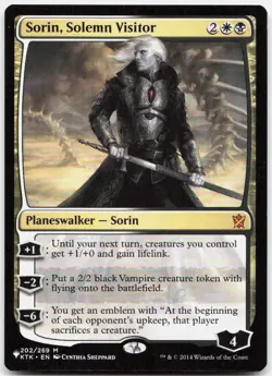 Sorin, Solemn Visitor *Regular* LIST 202/269 NM - Image 1