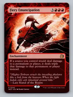 Fiery Emancipation R Wilds of Eldraine: Enchanting Tales 42 NM - Image 1