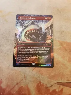 Reckless Endeavor Rainbow Foil Secret Lair MTG NM - Image 1