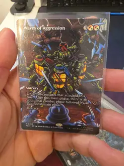 Magic: The Gathering Waves of Aggression - Near Mint Tnmt Turtles Mtg Eng Normal - Image 1