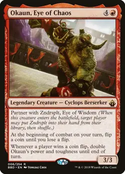 Okaun Eye of Chaos - MtG Battlebond - R006 NM 2018 - Image 1