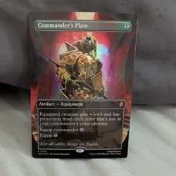 Commander's Plate (Borderless) Commander: Teenage Mutant Ninja Turtles Foil - Image 1
