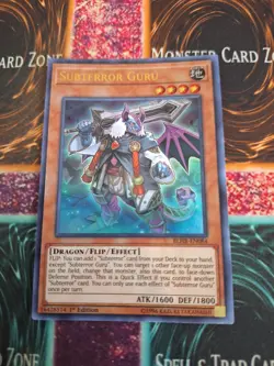 Yugioh Subterror Guru BLHR-EN084 Ultra Rare 1st Edition Near Mint - Image 1