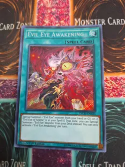 Yugioh Evil Eye Awakening INCH-EN034 Secret Rare 1st Edition Near Mint - Image 1