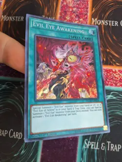 Yugioh Evil Eye Awakening INCH-EN034 Secret Rare 1st Edition Near Mint - Image 2