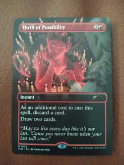 Thrill of Possibility *Borderless* [SLD] Secret Lair Drop - Image 1