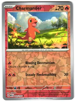 Charmander 004/165 Reverse Holo SV: Scarlet & Violet 151 Pokemon TCG - Image 1