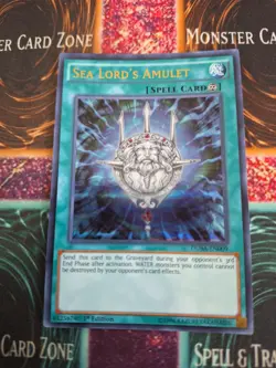 Yugioh Sea Lord's Amulet DUSA-EN009 Ultra Rare 1st Edition Near Mint - Image 1