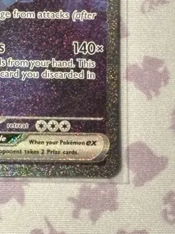 Pokemon TCG Blastoise EX Scarlet & Violet 151 Card 200/165 Near Mint Condition - Image 3