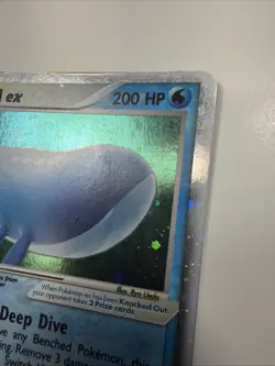 Wailord ex 100/100 Ultra Rare Sandstorm Pokemon Card - Image 4