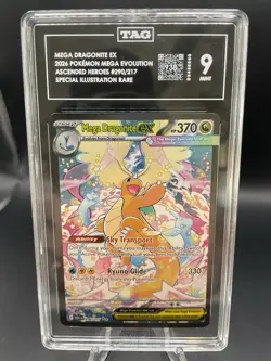 Pokemon Mega Dragonite EX Ascended Heroes 2026 TAG 9 Special Illustration Rare - Image 1