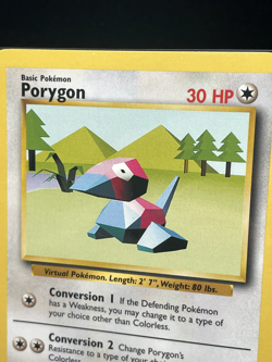 Pokemon '137 Porygon 39/102 Uncommon Vintage WOTC 1999 NM - Image 1