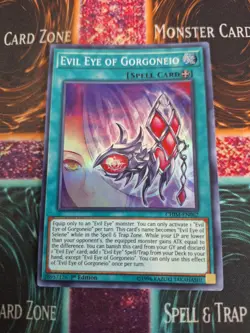Yugioh Evil Eye of Gorgoneio CHIM-EN062 Super Rare 1st Edition Near Mint - Image 1