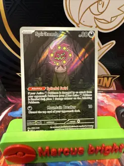 Spiritomb - 148/132 Illustration Rare Holo ME01: Mega Evolution Pokemon NM - Image 1