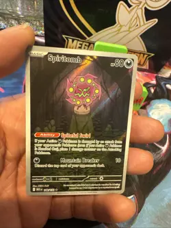 Spiritomb - 148/132 Illustration Rare Holo ME01: Mega Evolution Pokemon NM - Image 2