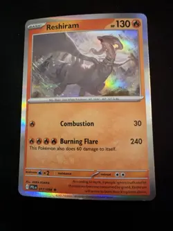 Reshiram 017/094 Holo Rare - Pokemon TCG Phantasmal Flames - NM - Image 1
