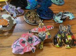 Pokemon 14 Pins, Tin, Coins Etc Large Lot - Image 3