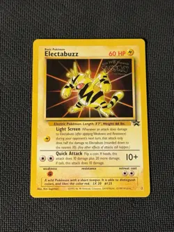 Electabuzz Promo Pokemon The First Movie WotC WB - Image 1