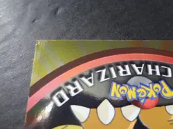 1999 Topps Pokemon Series 1 Silver Foil Charizard 06 Blue Logo TV Animation PICS - Image 3