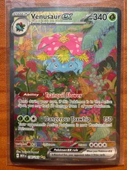 Pokemon TCG Venusaur EX Holo Special Illustration Rare 151 198/165 NM - Image 1