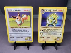 Pokemon TCG Lt. Surge's Gym Challenge Lot Eeveelution - WOTC Era VTG 2000 NM - Image 1