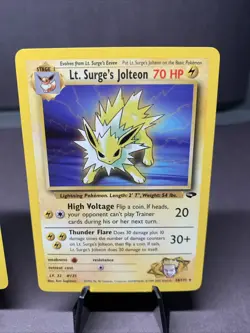 Pokemon TCG Lt. Surge's Gym Challenge Lot Eeveelution - WOTC Era VTG 2000 NM - Image 3