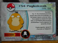 PSYKOKWAK #54 - TOPPS TV ANIMATION EDITION - POKEMON - TRES BON ETAT - Image 4