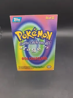 Topps Chrome Pokemon Charizard #6 Foil E6 Stage 3 - Image 4
