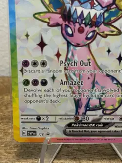 Pokemon TCG Espeon ex 175 Prismatic Evolutions Premium Figure Collection Promo - Image 5