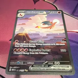 Pokemon Charizard ex 199/165 151 Special Illustration Rare Full Art Holo 330 HP - Image 2