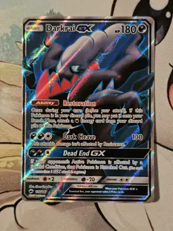 2017 Pokemon SM Burning Shadows Darkrai GX #139/147 - Image 1