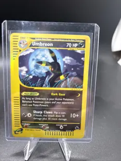 2003 Pokemon Skyridge Umbreon Reverse Holo Foil 32/144 MP LP - Image 1