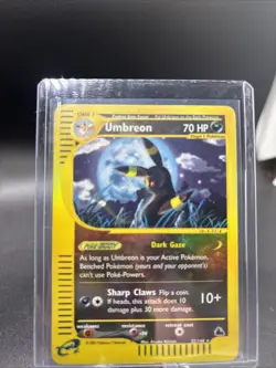 2003 Pokemon Skyridge Umbreon Reverse Holo Foil 32/144 MP LP - Image 2