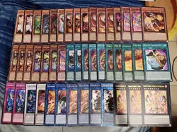 Yugioh 46 Card Fire King Jurrac Deck Core Ulcanix Ponix Astero Garunix - Image 1