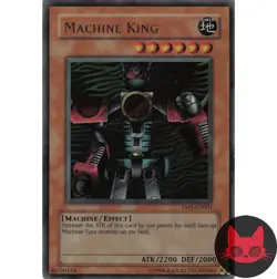 Yugioh Machine King EM1-EN001 Ultra Rare LP - Image 1