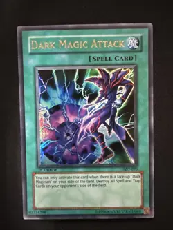 Yugioh! AST-095 Dark Magic Attack 1st Edition Near Mint - Image 1