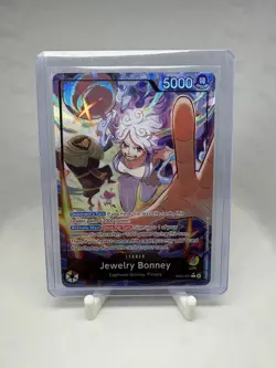 One Piece TCG OP15 -EB04 Jewelry Bonney Leader Alt Art EB04-001 NM - Image 1